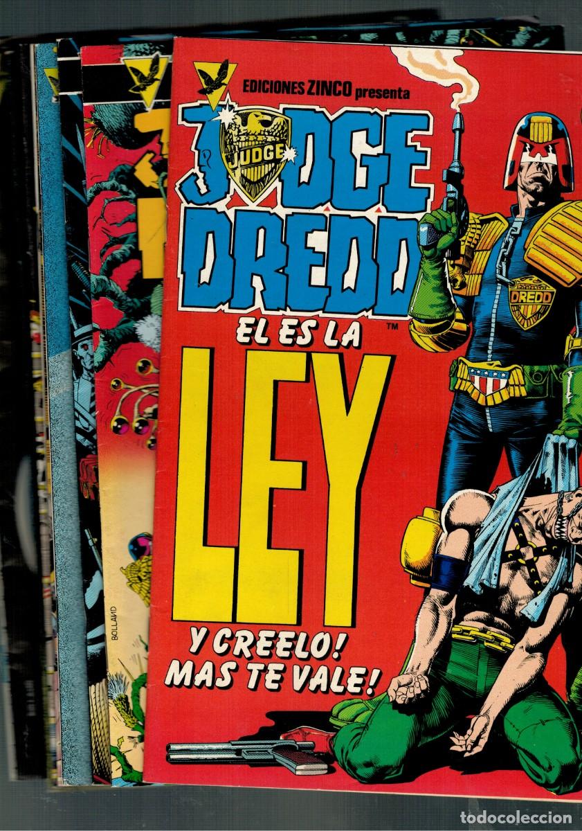 C&oacute;mics: JUDGE DREDD. LOTE DE 8 N&Uacute;MEROS: 1 AL 8. ZINCO. BUENOS. - Foto 1