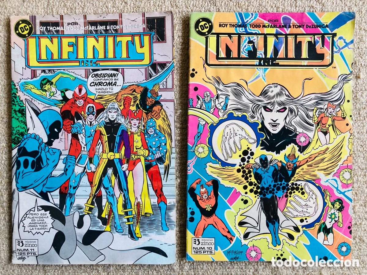 C&oacute;mics: Infinity Inc n&ordm; 10 y 11 zinco - Foto 1