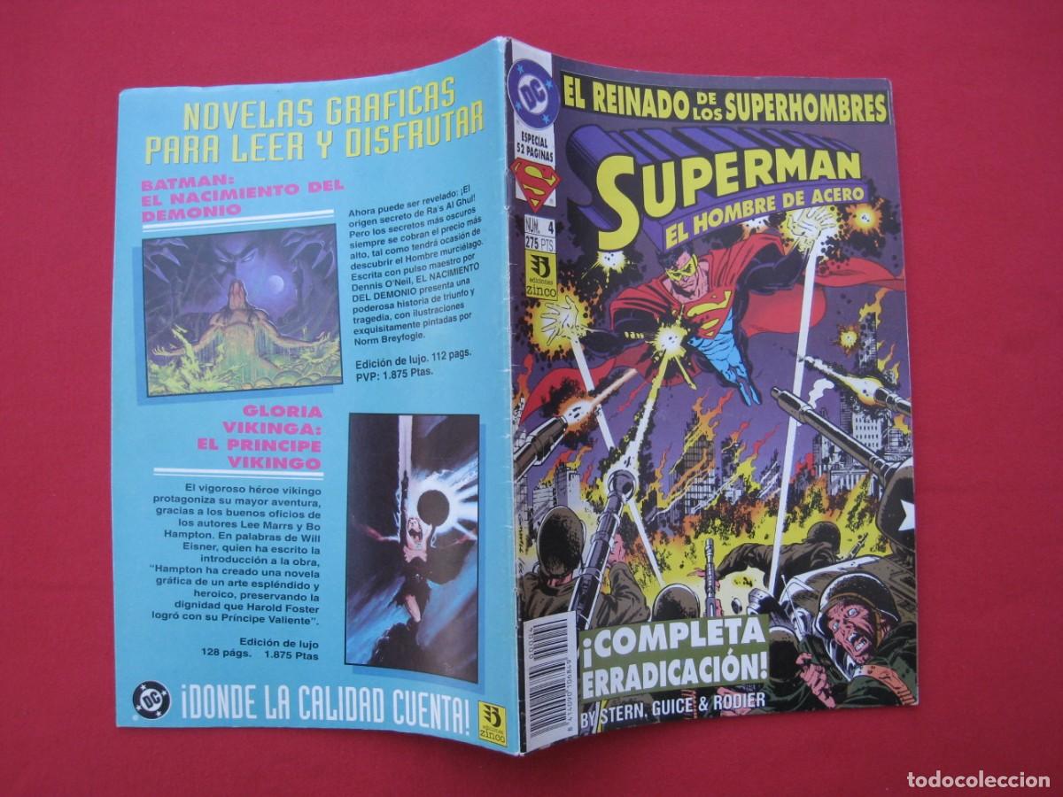 C&oacute;mics: SUPERMAN EL HOMBRE DE ACERO - N&ordm; 4 - EDICIONES ZINCO. - Foto 2