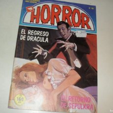 Cómics: HORROR Nº 101 EL REGRESO DE DRACULA,(DE 118).EDICOMIC/ZINCO EDICIONES,AÑO 1977.