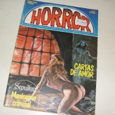 Cómics: HORROR Nº 47,CON PUBLICIDAD DE AZAFATAS EN CONTRAPORTADA,(DE 118).EDICOMIC/ZINCO EDICIONES,AÑO 1977.