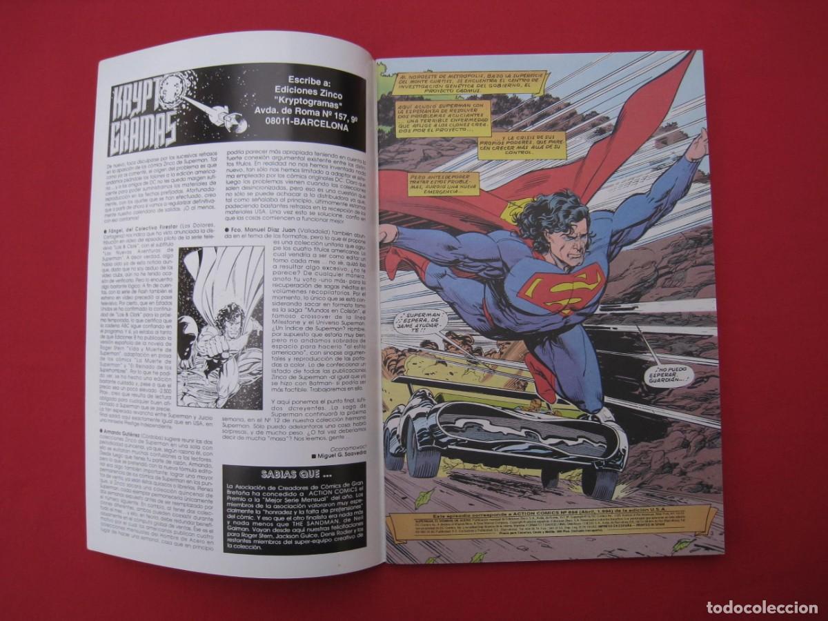C&oacute;mics: SUPERMAN EL HOMBRE DE ACERO - N&ordm; 12 - EDICIONES ZINCO. - Foto 6