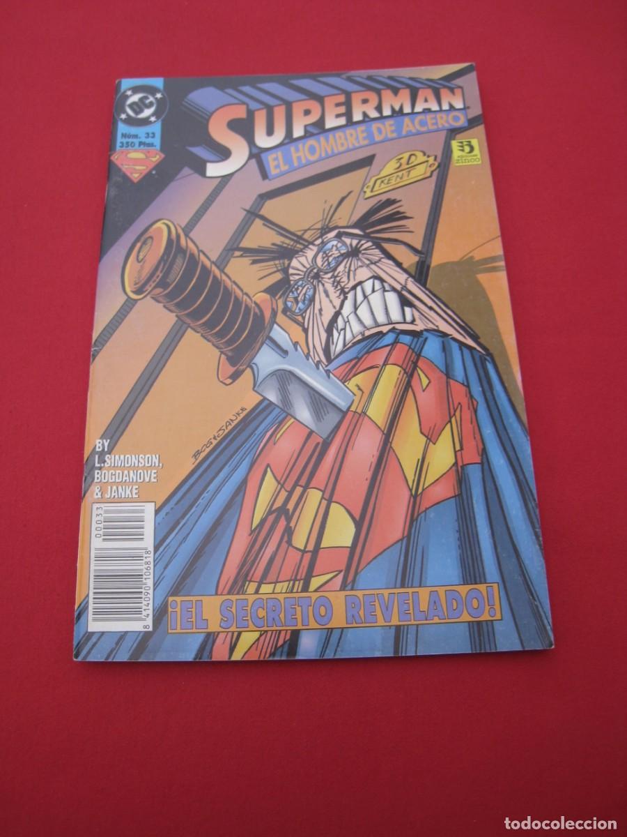 C&oacute;mics: SUPERMAN EL HOMBRE DE ACERO - N&ordm; 33 - EDICIONES ZINCO. - Foto 1