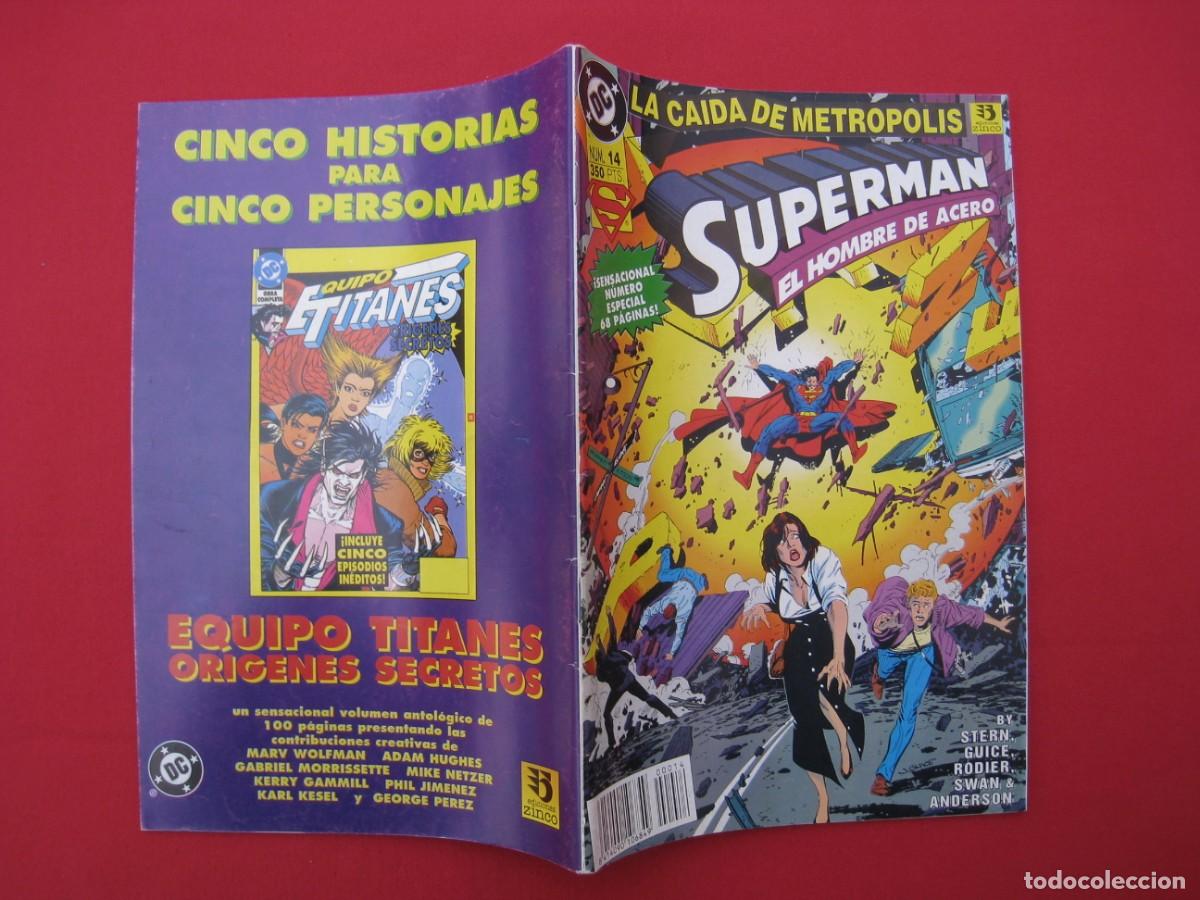 C&oacute;mics: SUPERMAN EL HOMBRE DE ACERO - N&ordm; 14 - EDICIONES ZINCO. - Foto 2