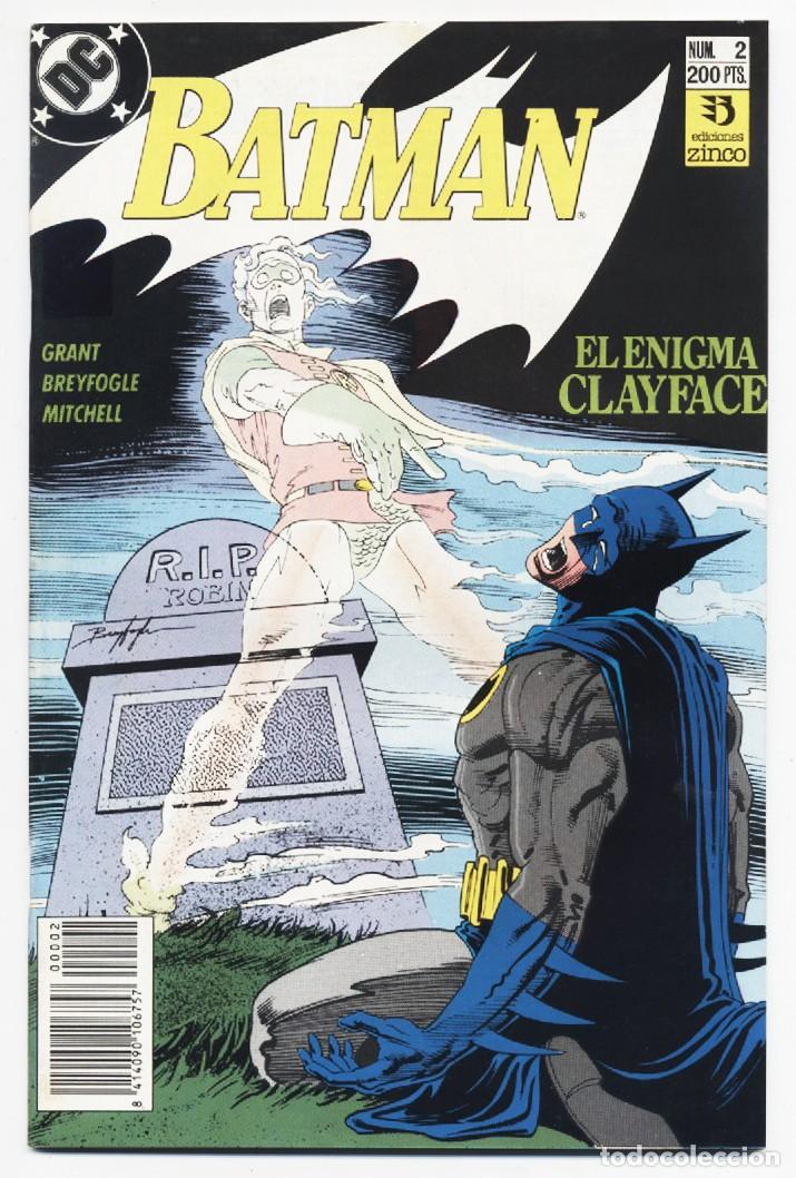 C&oacute;mics: BATMAN EL ENIGMA CLAYFACE N&ordm; 2 EDICIONES ZINCO 1990 - Foto 1
