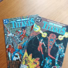 Fumetti: LOTE LOS NUEVOS TITANES N.º 1 Y 3 (DE 41). GRAPA. ZINCO. DC. 1989.