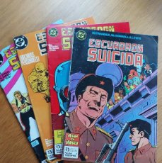 Cómics: LOTE 4 EJEMPLARES DE ESCUADRÓN SUICIDA ( 1, 2, 4 Y 12) DE UNA SERIE DE 15. GRAPA. ZINCO. DC. 1989.
