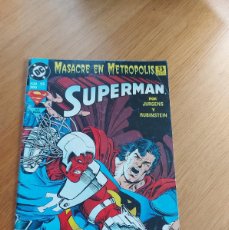 Cómics: SUPERMAN N.º 15 (DE 36). MASACRE EN METRÓPOLIS. GRAPA. ZINCO. DC. 1995.