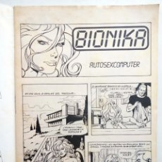 Cómics: BIONIKA. CÓMIC PARA ADULTOS 3. AUTOSEX COMPUTER / EL ASESINO DE PIEDRA. ZINCO, 1985