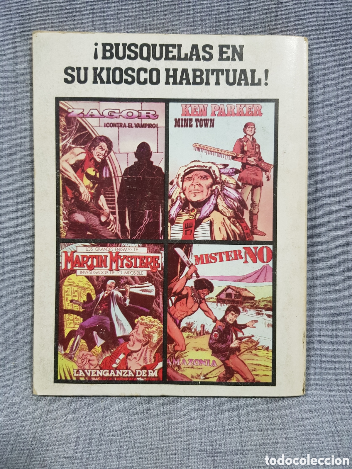 C&oacute;mics: ZAGOR CONTRA EL VAMPIRO. EDICIONES ZINCO. 1982 - Foto 2