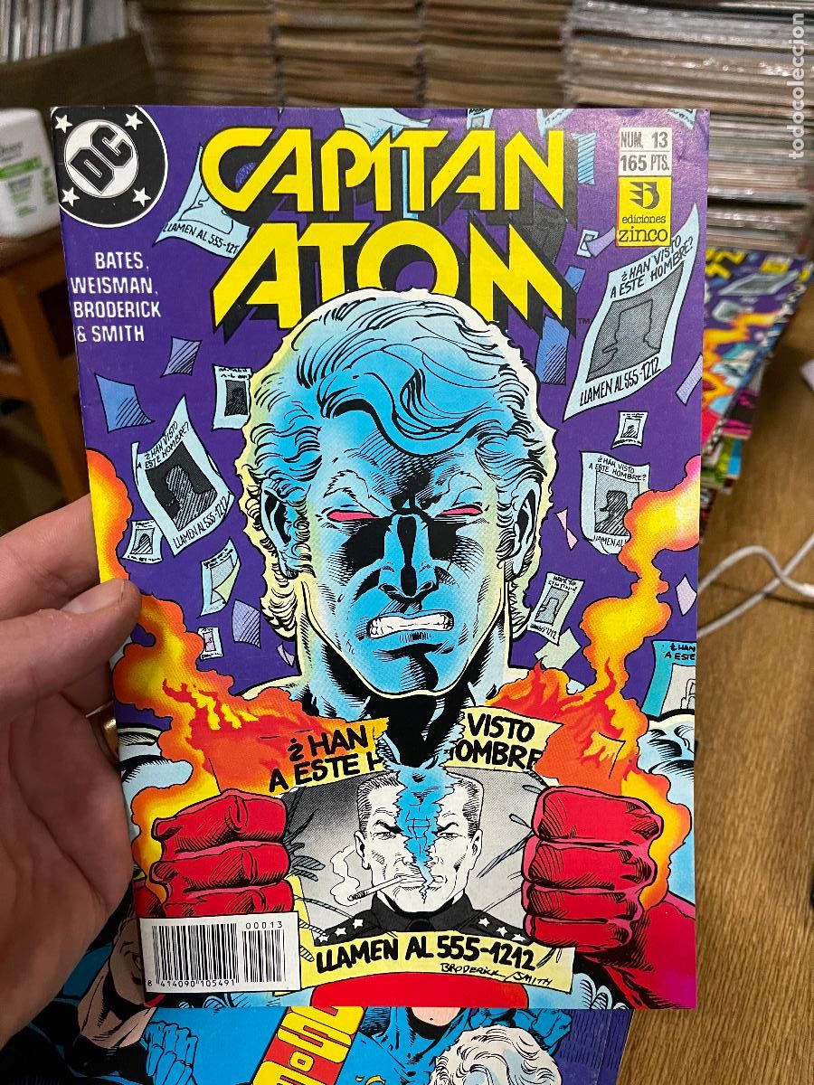 C&oacute;mics: ZINCO DC CAPITAN ATOM NUMERO 13 MUY BUEN ESTADO - Foto 1