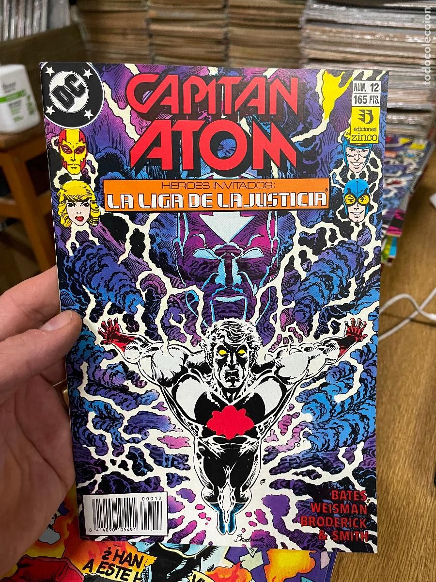 C&oacute;mics: ZINCO DC CAPITAN ATOM NUMERO 12 MUY BUEN ESTADO - Foto 1