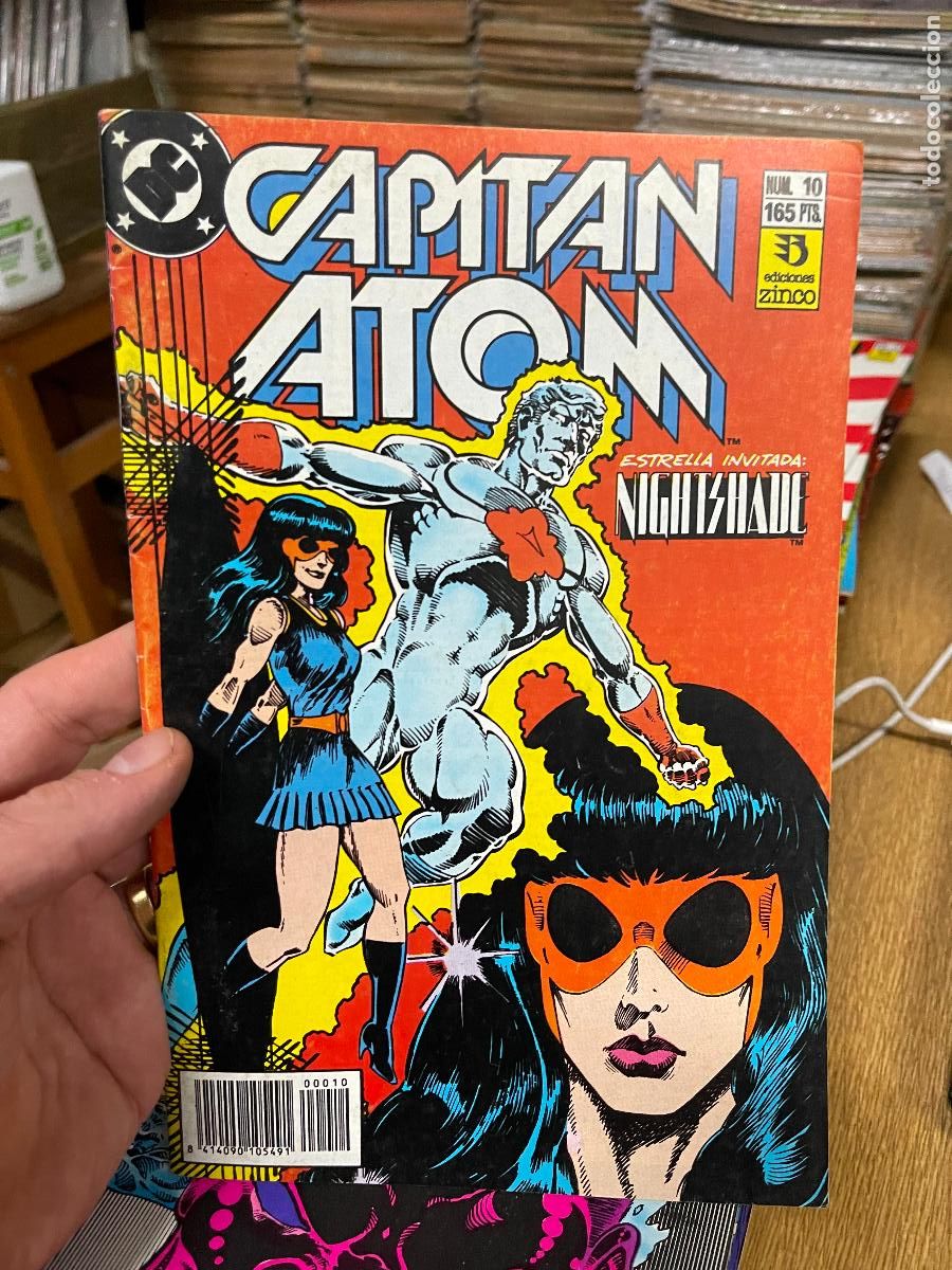 C&oacute;mics: ZINCO DC CAPITAN ATOM NUMERO 10 MUY BUEN ESTADO - Foto 1