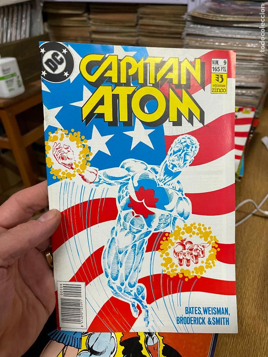 C&oacute;mics: ZINCO DC CAPITAN ATOM NUMERO 9 MUY BUEN ESTADO - Foto 1