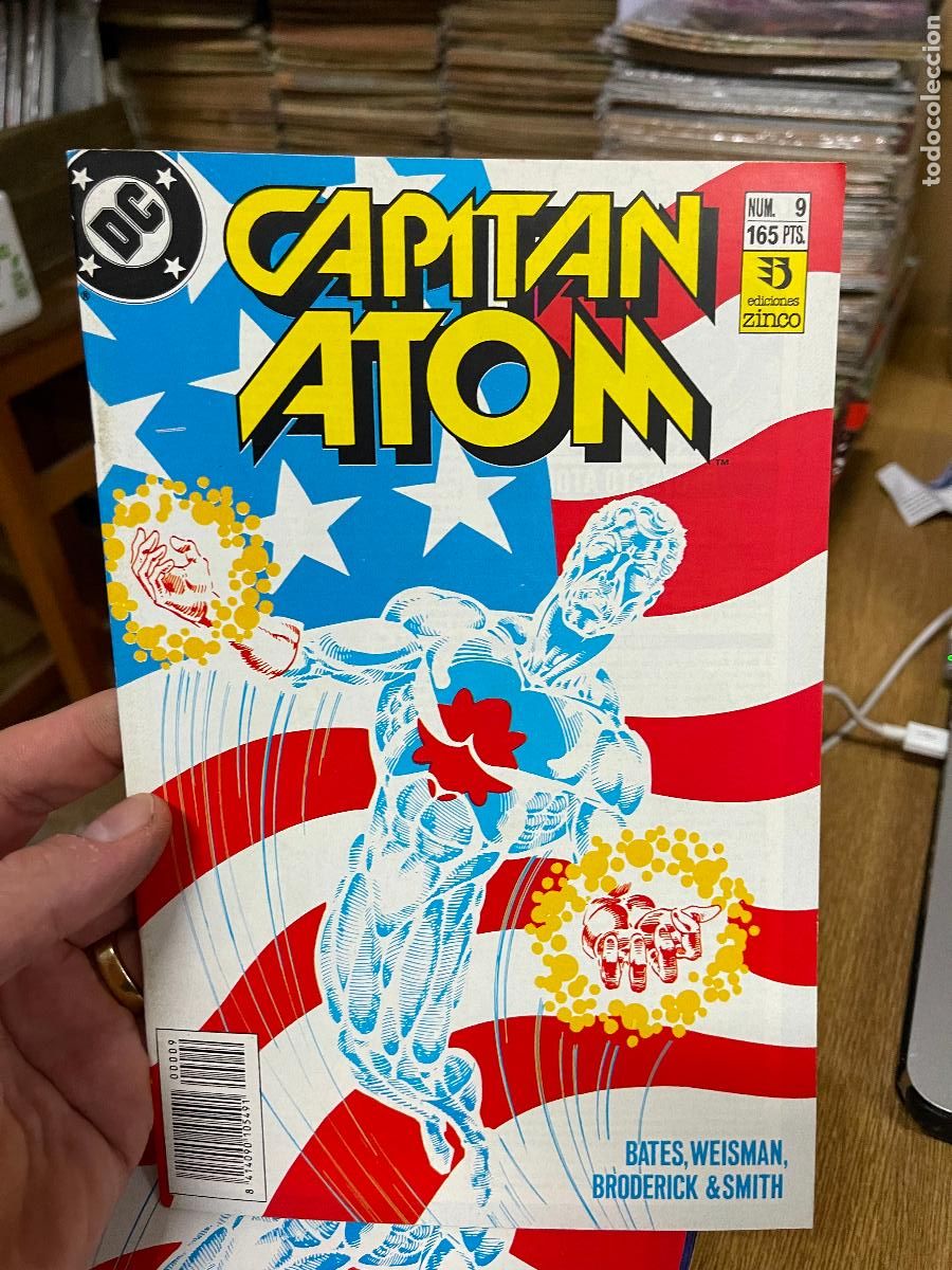 C&oacute;mics: ZINCO DC CAPITAN ATOM NUMERO 9 MUY BUEN ESTADO - Foto 1