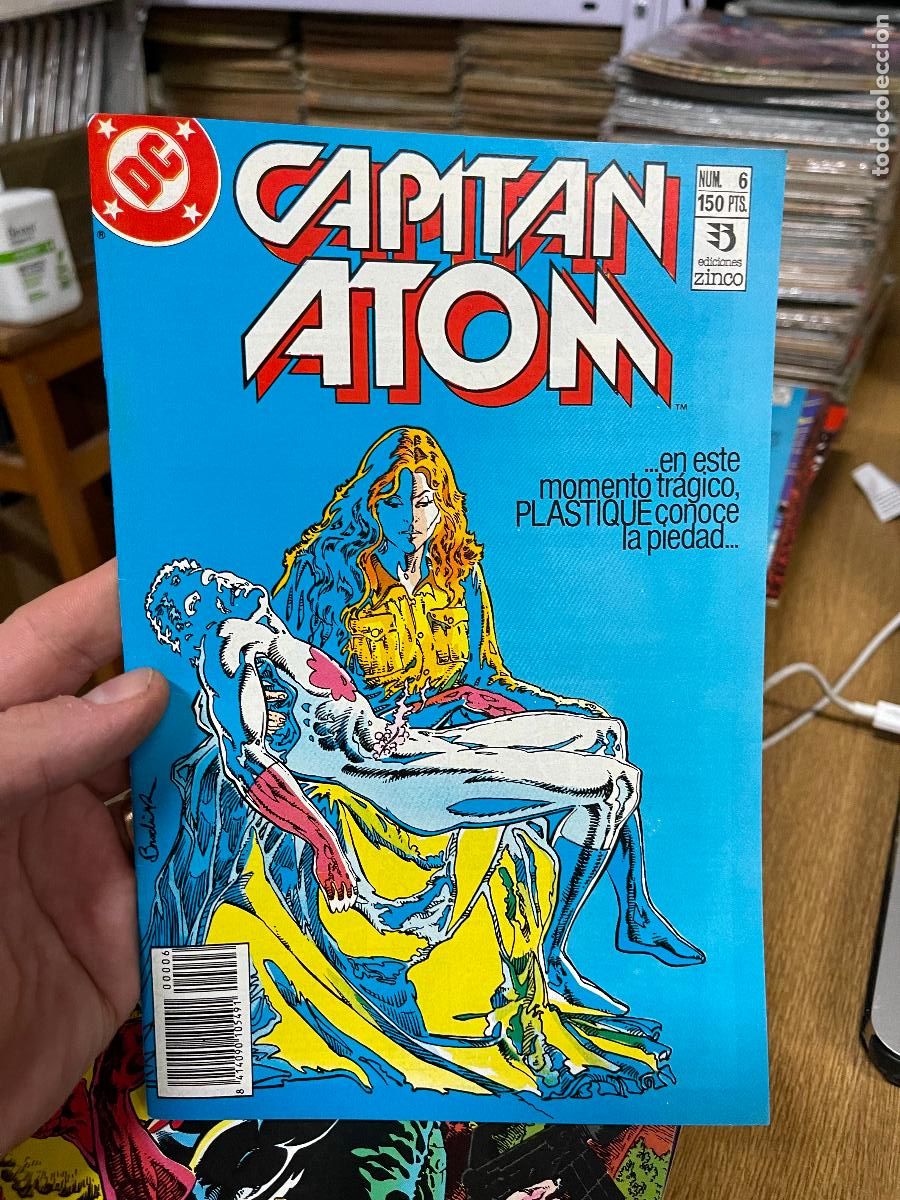 C&oacute;mics: ZINCO DC CAPITAN ATOM NUMERO 6 MUY BUEN ESTADO - Foto 1
