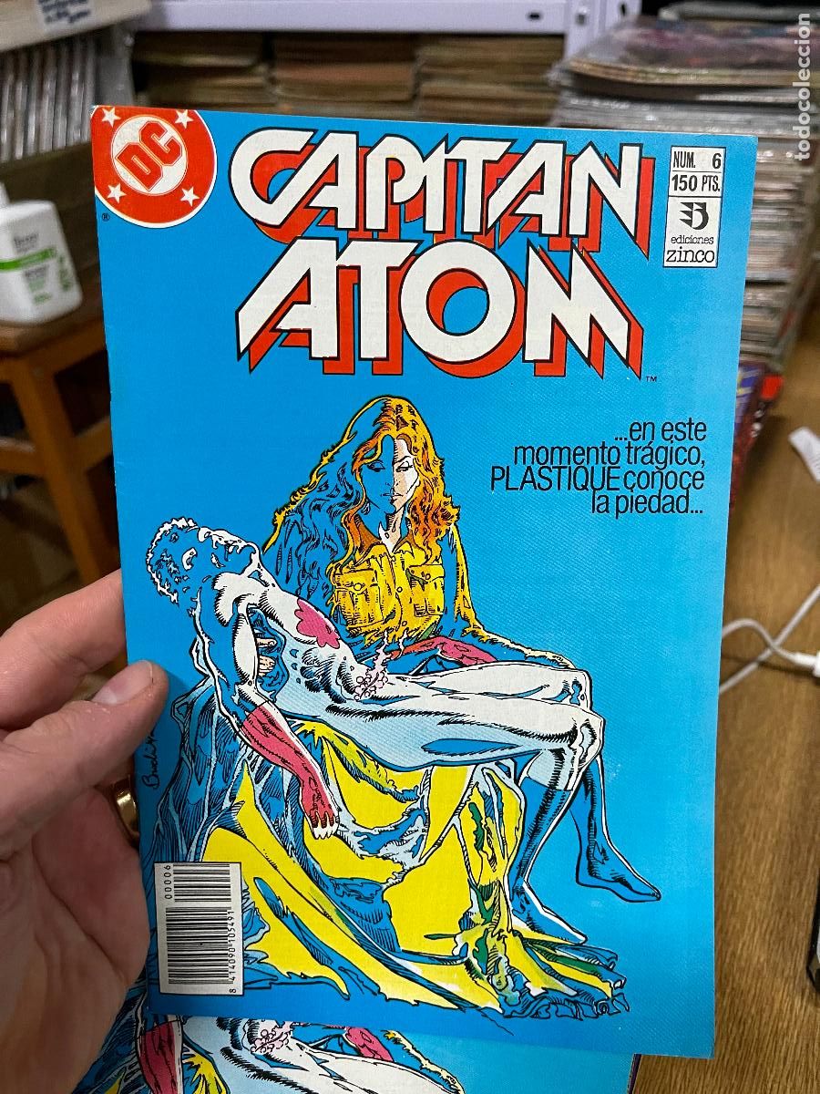 C&oacute;mics: ZINCO DC CAPITAN ATOM NUMERO 6 MUY BUEN ESTADO - Foto 1