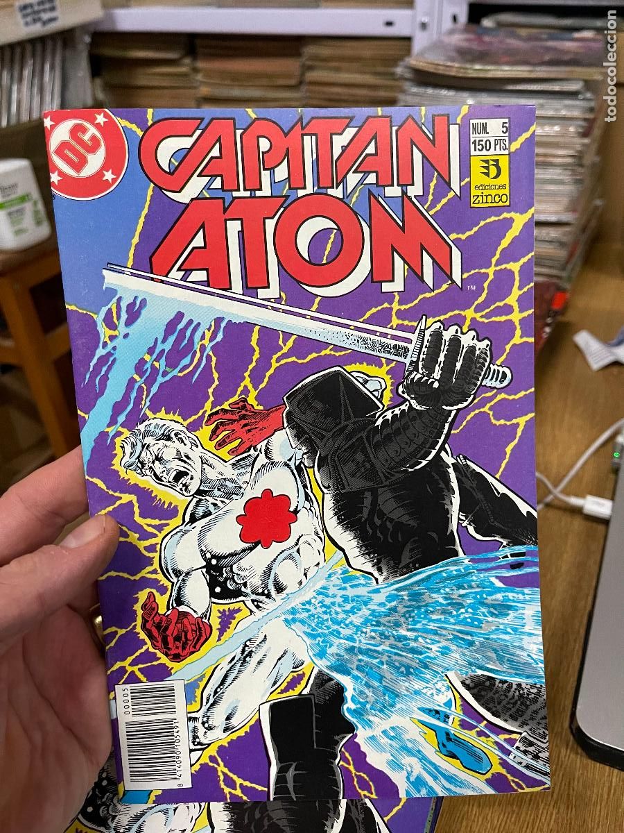 C&oacute;mics: ZINCO DC CAPITAN ATOM NUMERO 5 MUY BUEN ESTADO - Foto 1