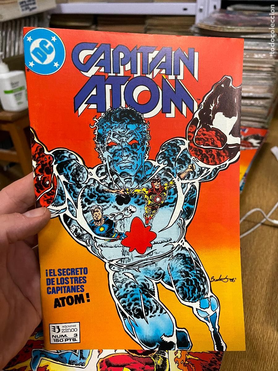 C&oacute;mics: ZINCO DC CAPITAN ATOM NUMERO 3 MUY BUEN ESTADO - Foto 1