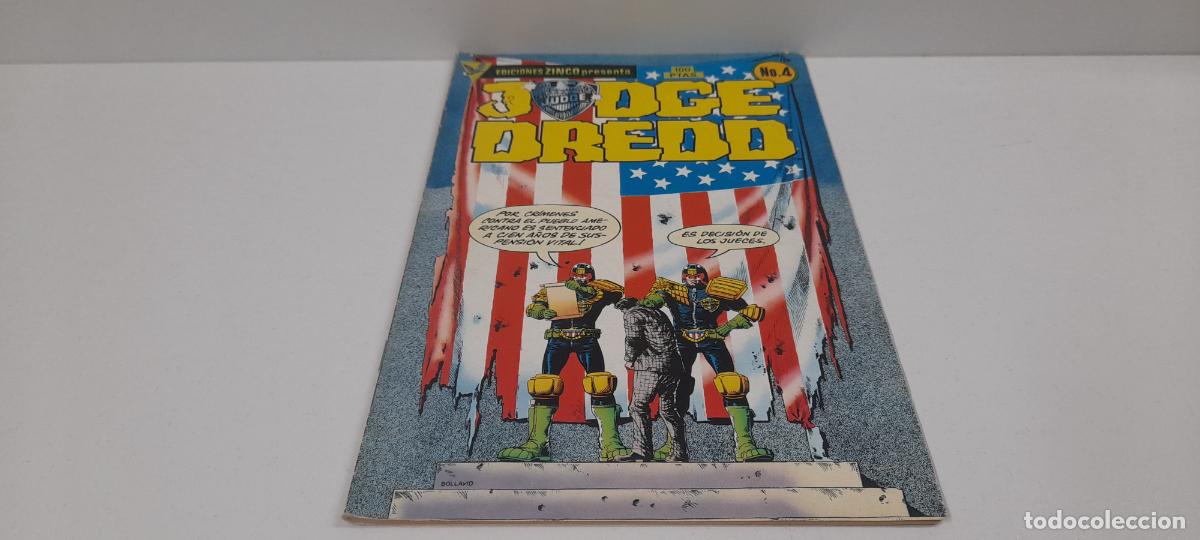 C&oacute;mics: JUEZ DREDD - JUDGE DREDD . COMICS N&ordm; 4 . EDICIONES ZINCO . A&Ntilde;OS 80 - Foto 2