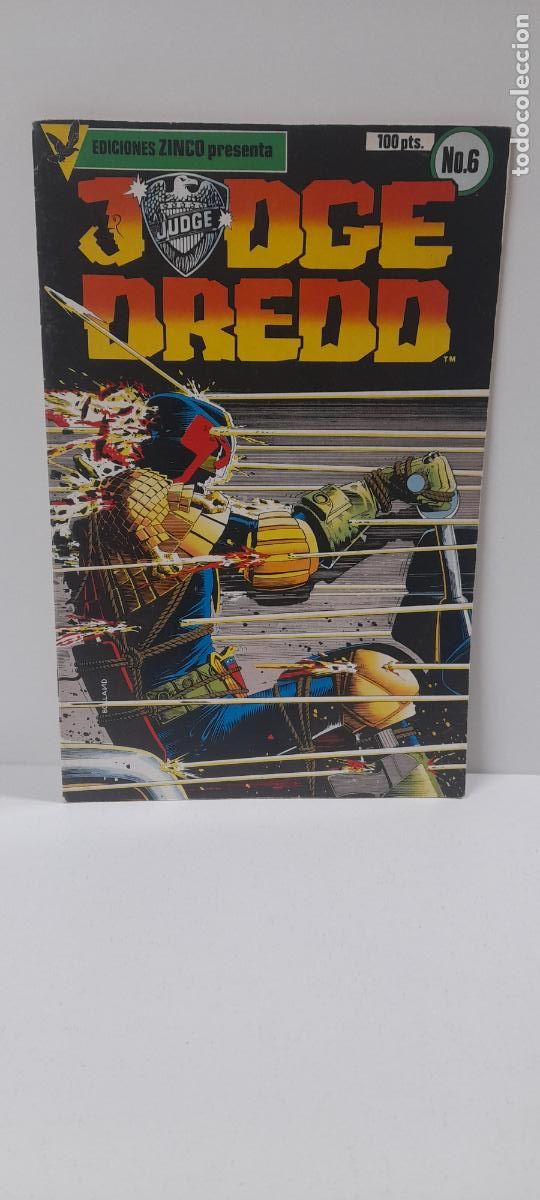 C&oacute;mics: JUEZ DREDD - JUDGE DREDD . COMICS N&ordm; 6 . EDICIONES ZINCO . A&Ntilde;OS 80 - Foto 1