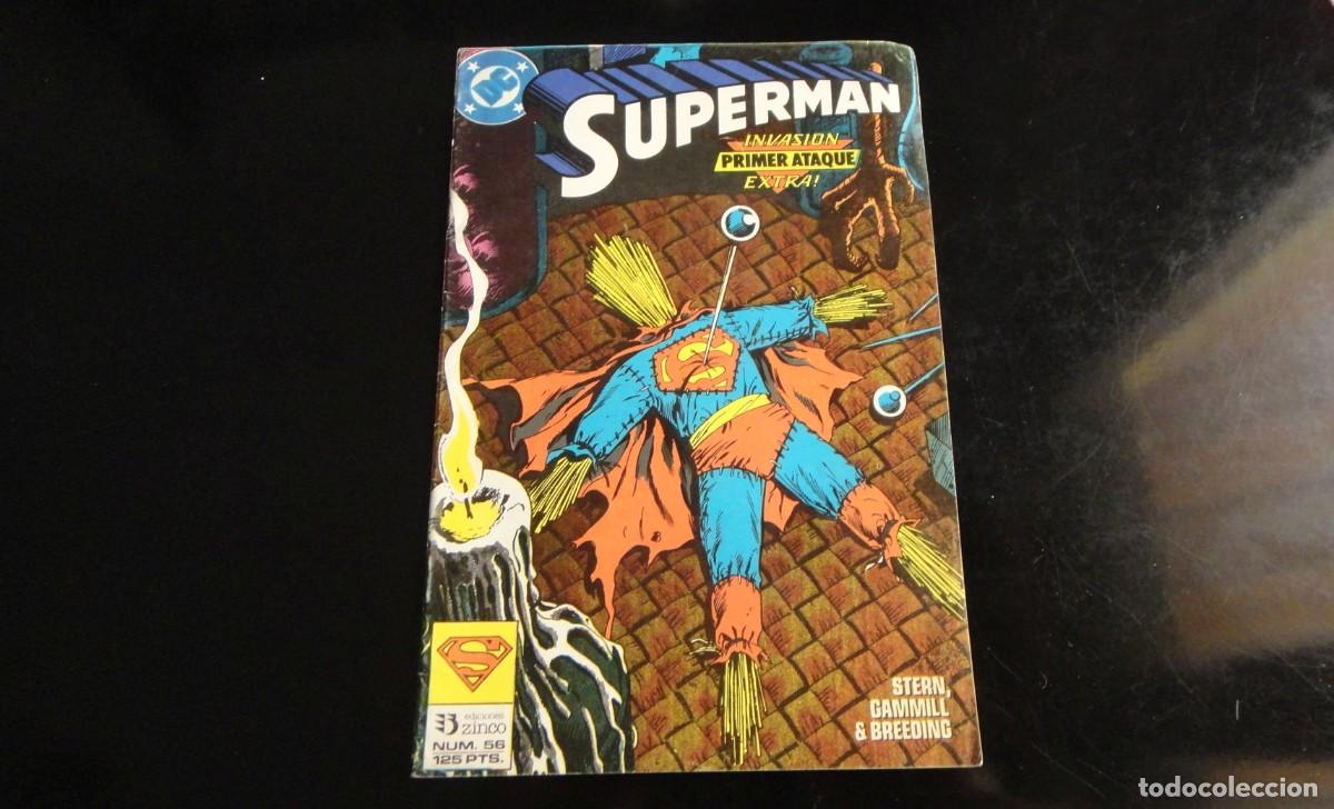 C&oacute;mics: SUPERMAN. ED. ZINCO. (c) DC COMICS. N&ordm; 56. A&ntilde;o 1988 - Foto 1