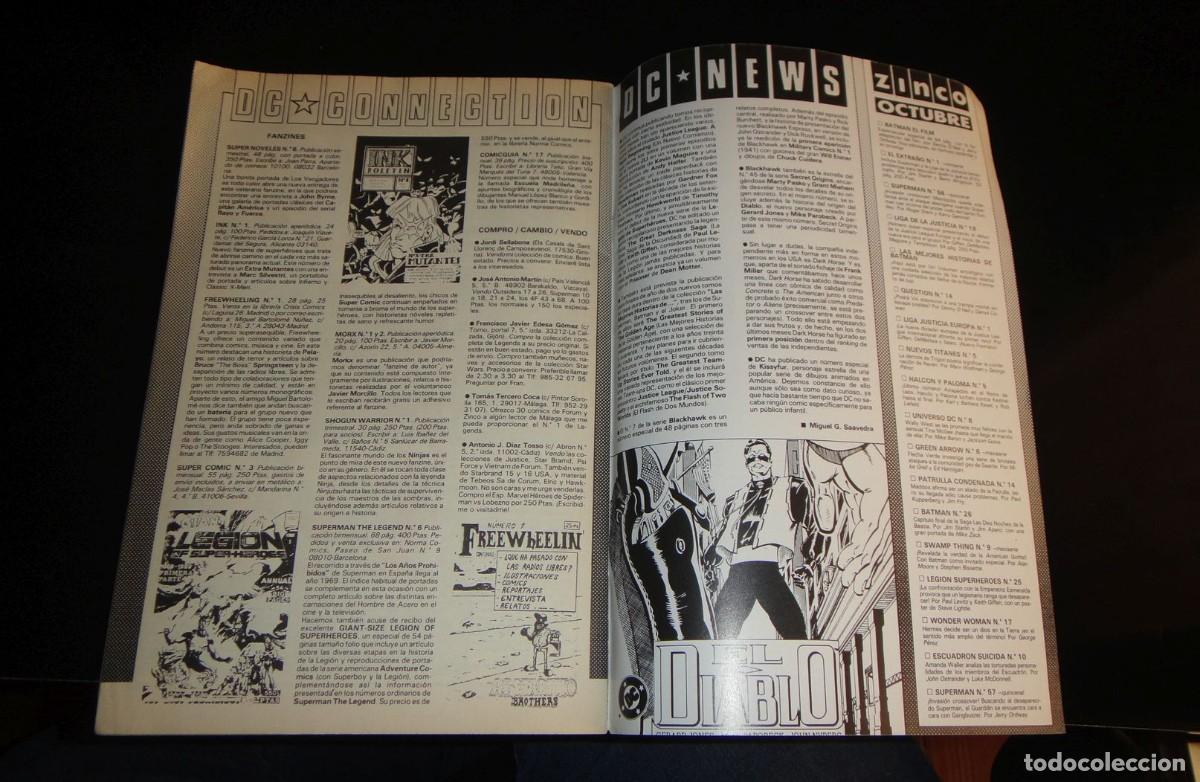 C&oacute;mics: SUPERMAN. ED. ZINCO. (c) DC COMICS. N&ordm; 56. A&ntilde;o 1988 - Foto 5