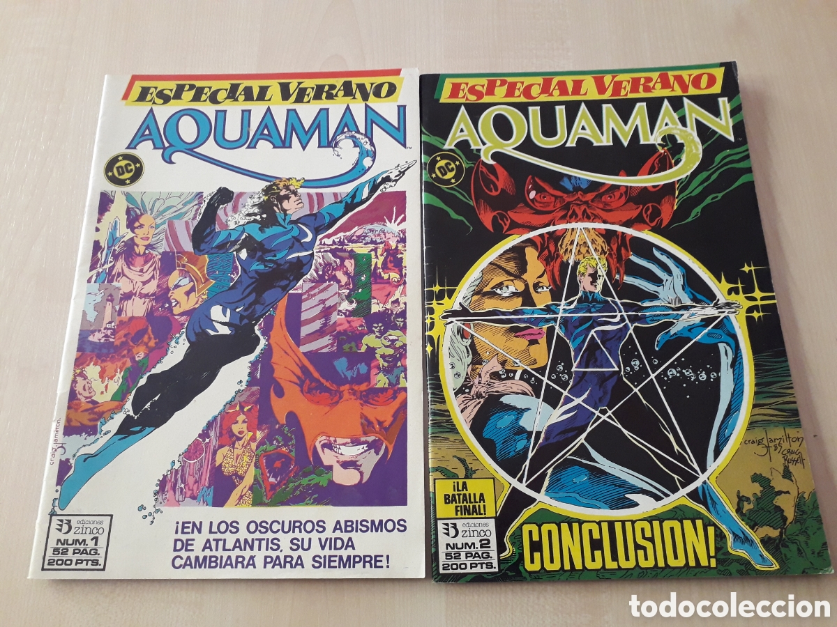 C&oacute;mics: Aquaman 1 y 2. Saga Completa. Craig Hamilton - Foto 1