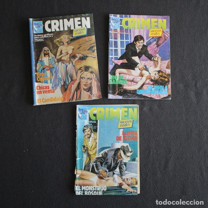 C&oacute;mics: LOTE 3 COMICS CRIMEN EDICIONES ZINCO 5 55 59 - Foto 1