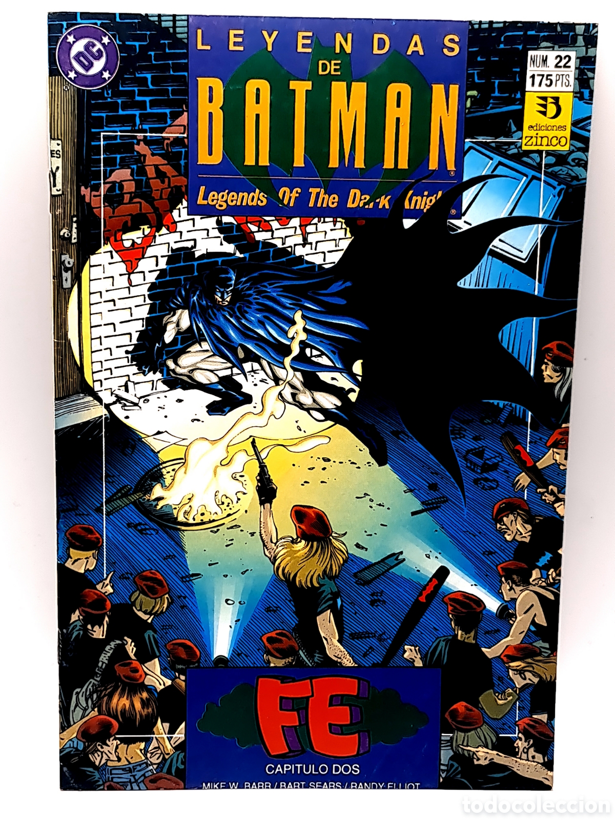 C&oacute;mics: EXCELENTE ESTADO LEYENDAS DE BATMAN 22 FE ZINCO DC COMICS - Foto 1