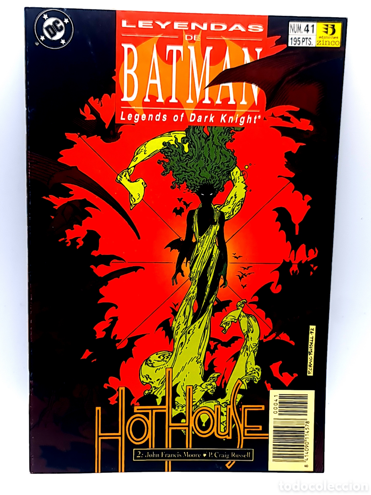 C&oacute;mics: EXCELENTE ESTADO LEYENDAS DE BATMAN 41 HOTHOUSE ZINCO DC COMICS - Foto 1