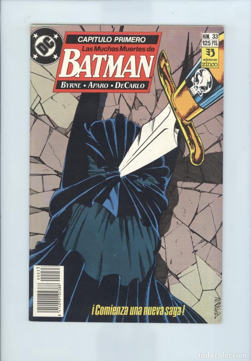 C&oacute;mics: Zinco. Batman. 33. Byrne. Aparo. DeCarlo. - Foto 1