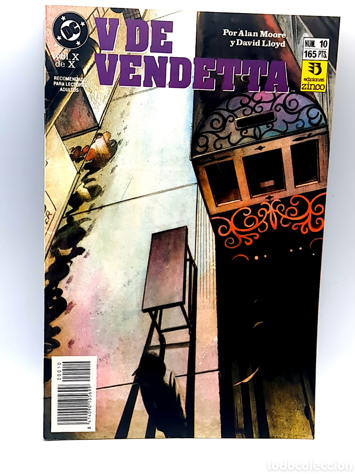 C&oacute;mics: EXCELENTE ESTADO V DE VENDETTA 10 EDICIONES ZINCO GRAPA - Foto 1