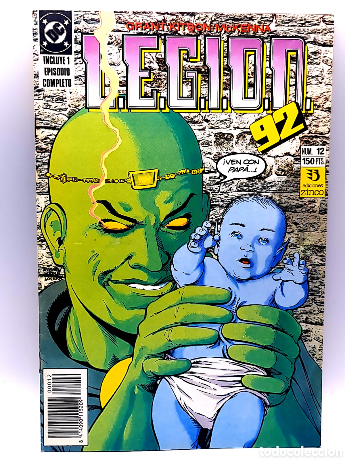 C&oacute;mics: EXCELENTE ESTADO LEGION 92 NUMERO 12 DC GRAPA ZINCO - Foto 1