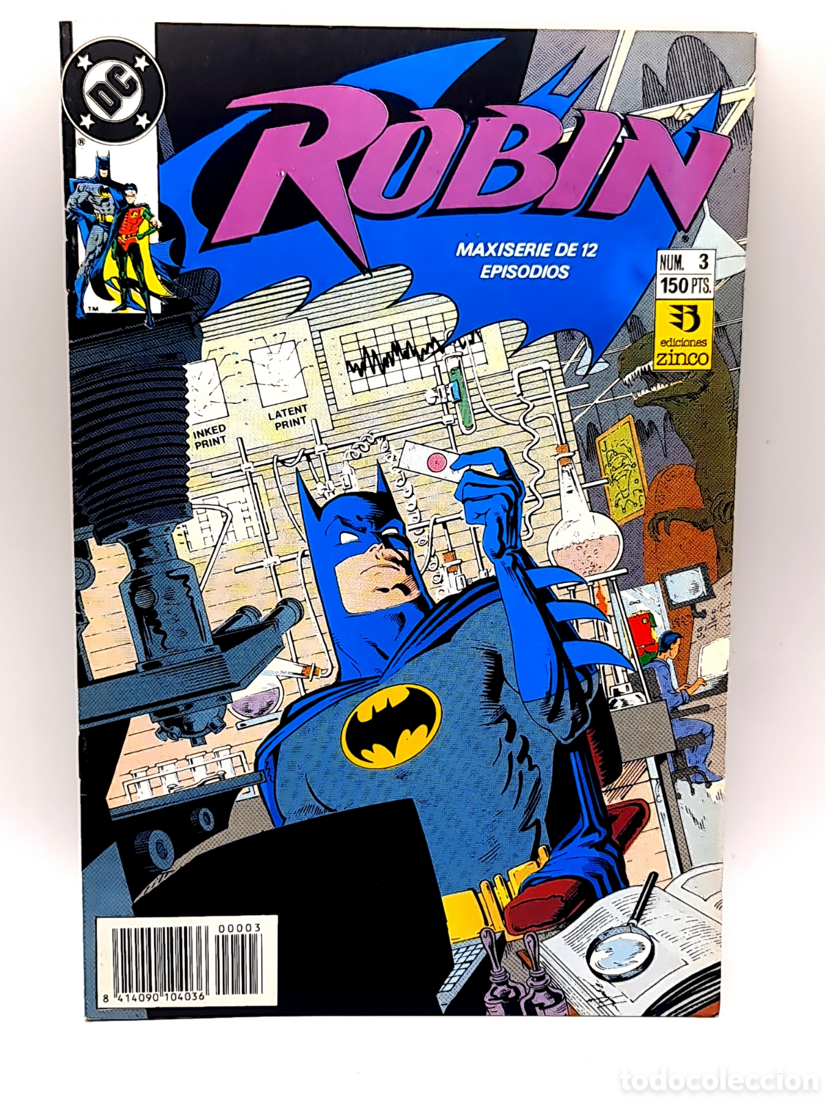 C&oacute;mics: EXCELENTE ESTADO ROBIN 3 ZINCO DC COMICS GRAPA - Foto 1