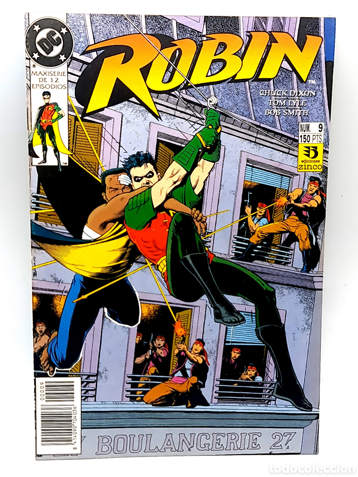 C&oacute;mics: EXCELENTE ESTADO ROBIN 9 ZINCO DC COMICS GRAPA - Foto 1