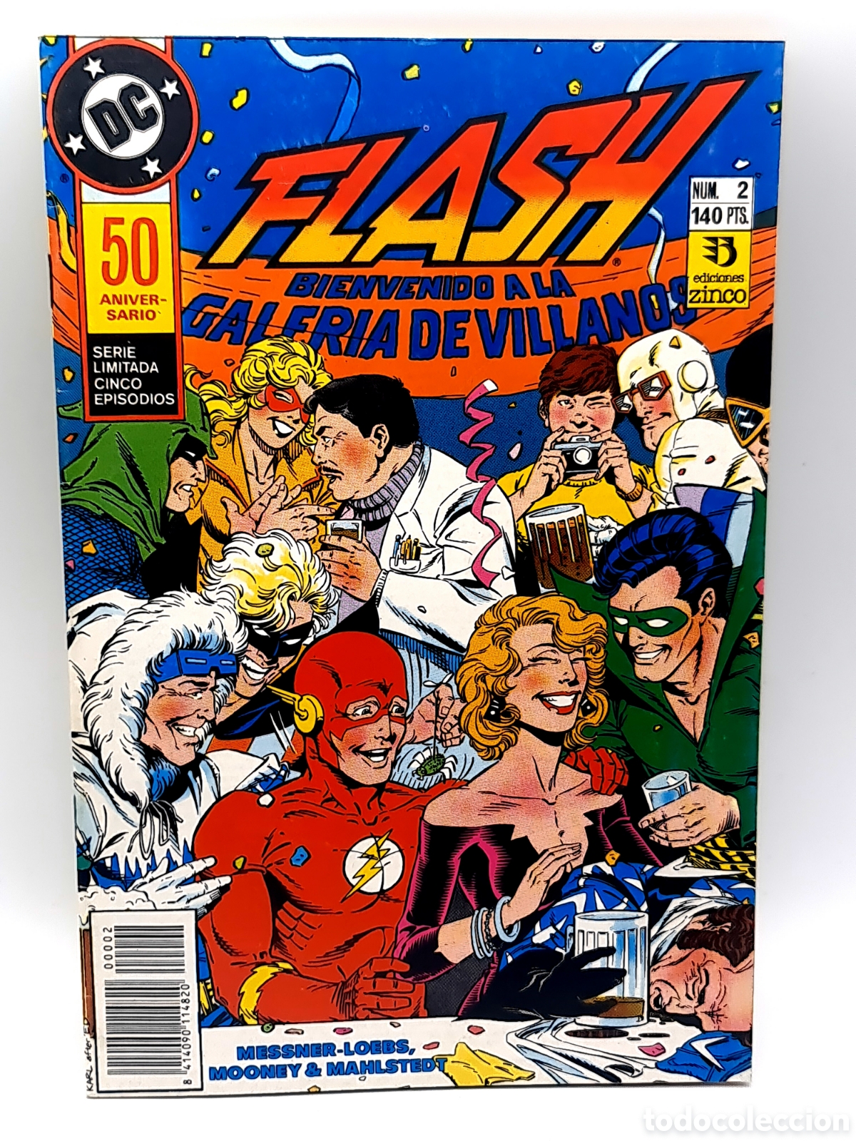 C&oacute;mics: EXCELENTE ESTADO FLASH 2 ZINCO DC COMICS GRAPA - Foto 1