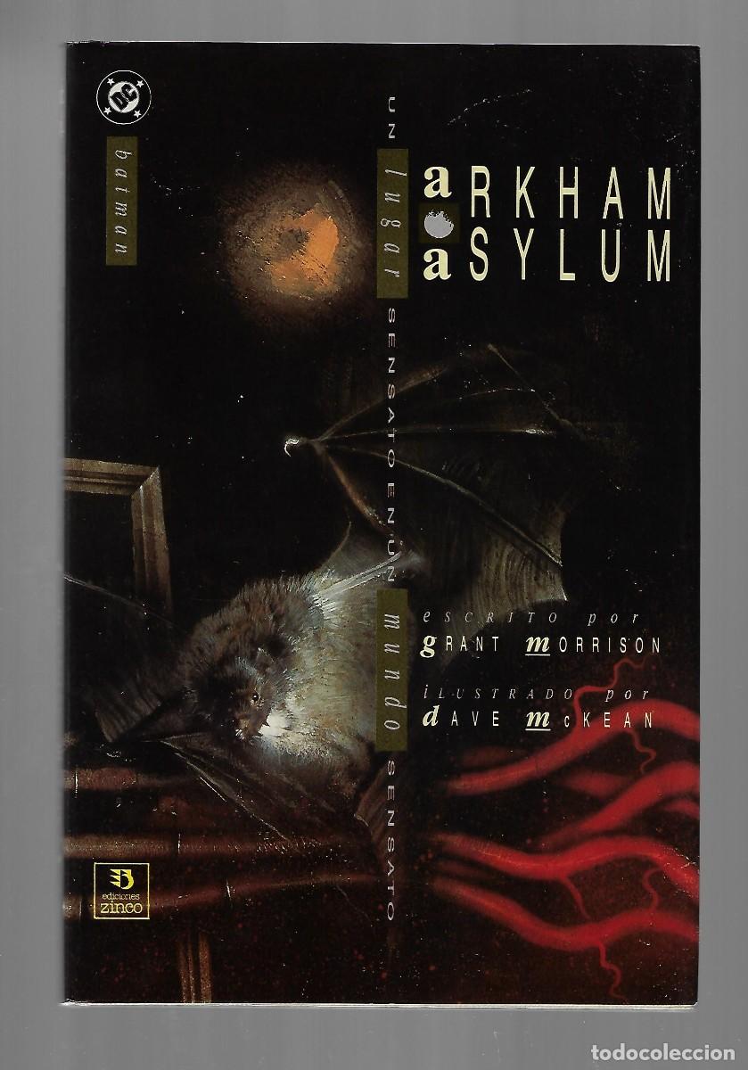C&oacute;mics: Zinco. Batman. Arkahm asylum. Grant Morrison. Dave McKean. - Foto 1