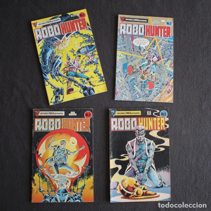 C&oacute;mics: LOTE 4 COMICS ROBO HUNTER EDICIONES ZINCO ROBOHUNTER 1 2 4 5 - Foto 1
