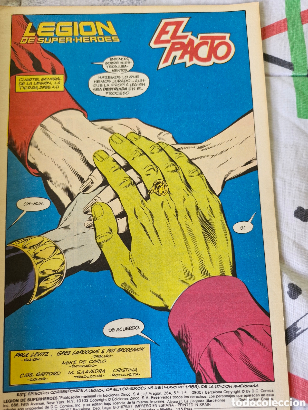 C&oacute;mics: LEGI&Oacute;N DE S&Uacute;PER-H&Eacute;ROES 12 - VOLUMEN 1 - DC C&Oacute;MICS - COMICS ZINCO - Foto 3