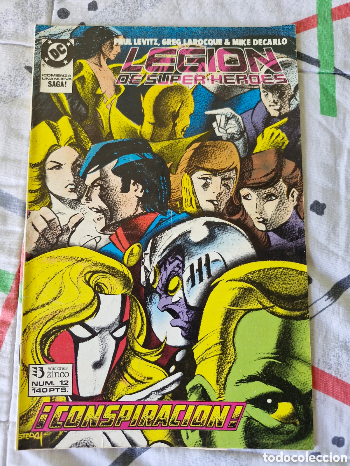 C&oacute;mics: LEGI&Oacute;N DE S&Uacute;PER-H&Eacute;ROES 12 - VOLUMEN 1 - DC C&Oacute;MICS - COMICS ZINCO - Foto 1
