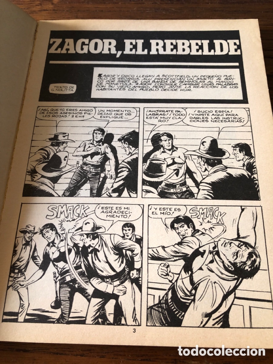 C&oacute;mics: COMIC ZAGOR EL REBELDE. EDICIONES ZINCO. - Foto 4