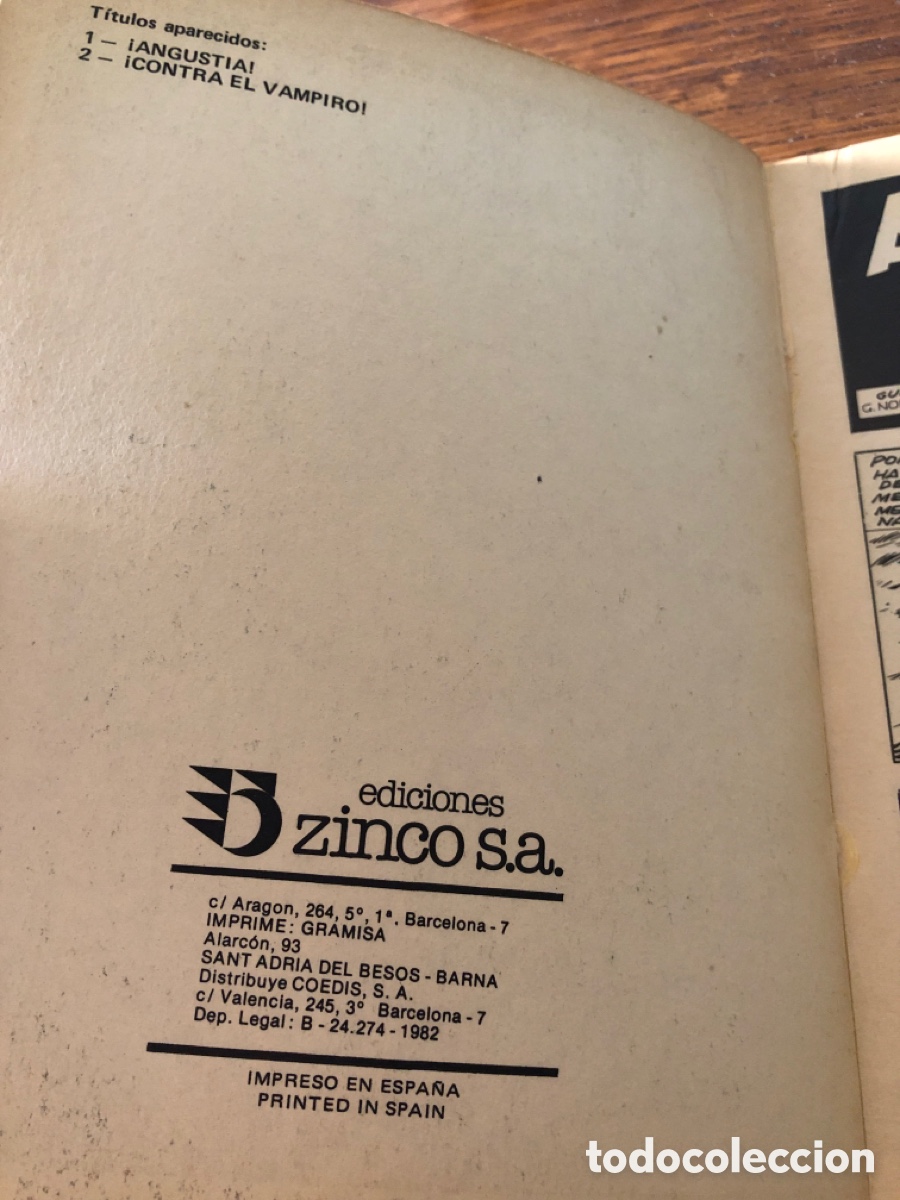 C&oacute;mics: COMIC ZAGOR ALBA TRAGICA. EDICIONES ZINCO. - Foto 2