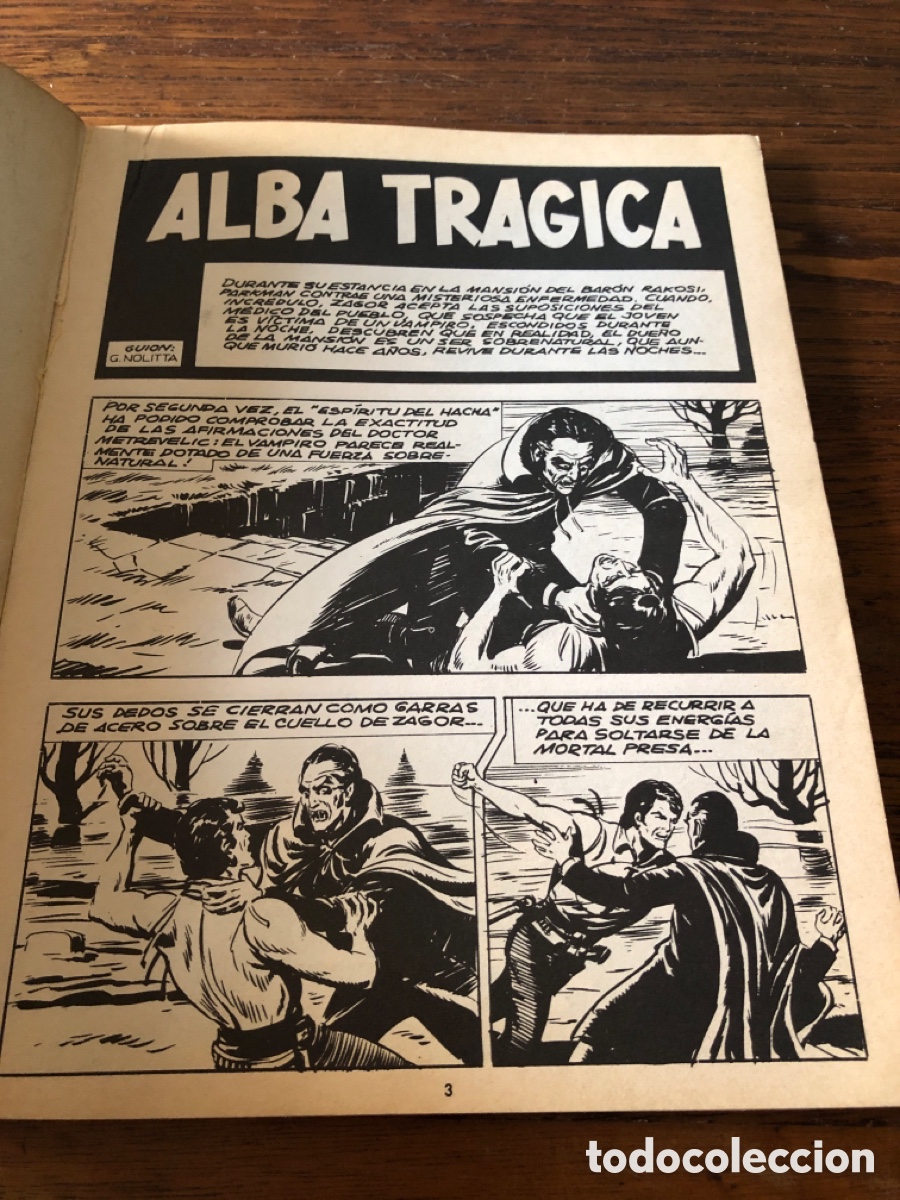 C&oacute;mics: COMIC ZAGOR ALBA TRAGICA. EDICIONES ZINCO. - Foto 3