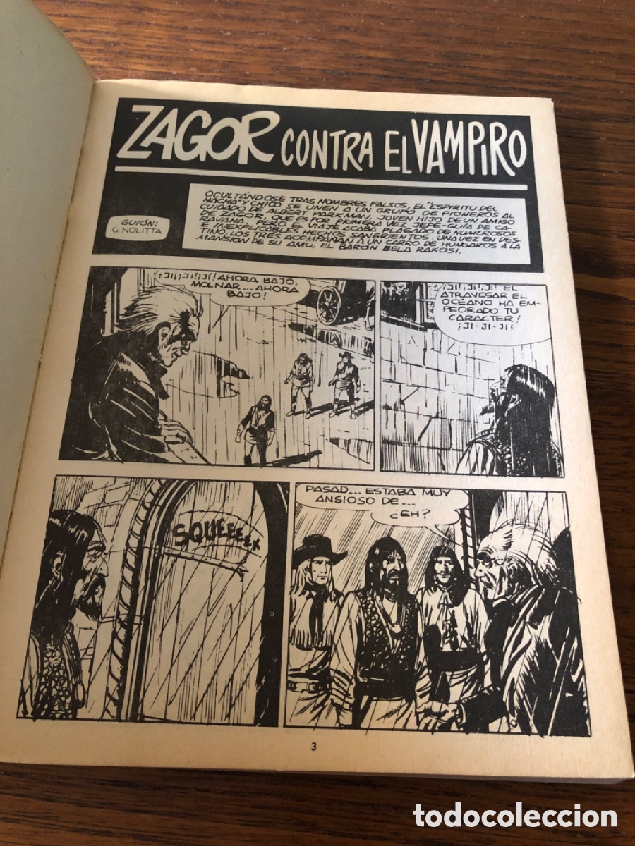 C&oacute;mics: COMIC ZAGOR CONTRA EL VAMPIRO. EDICIONES ZINCO. - Foto 4