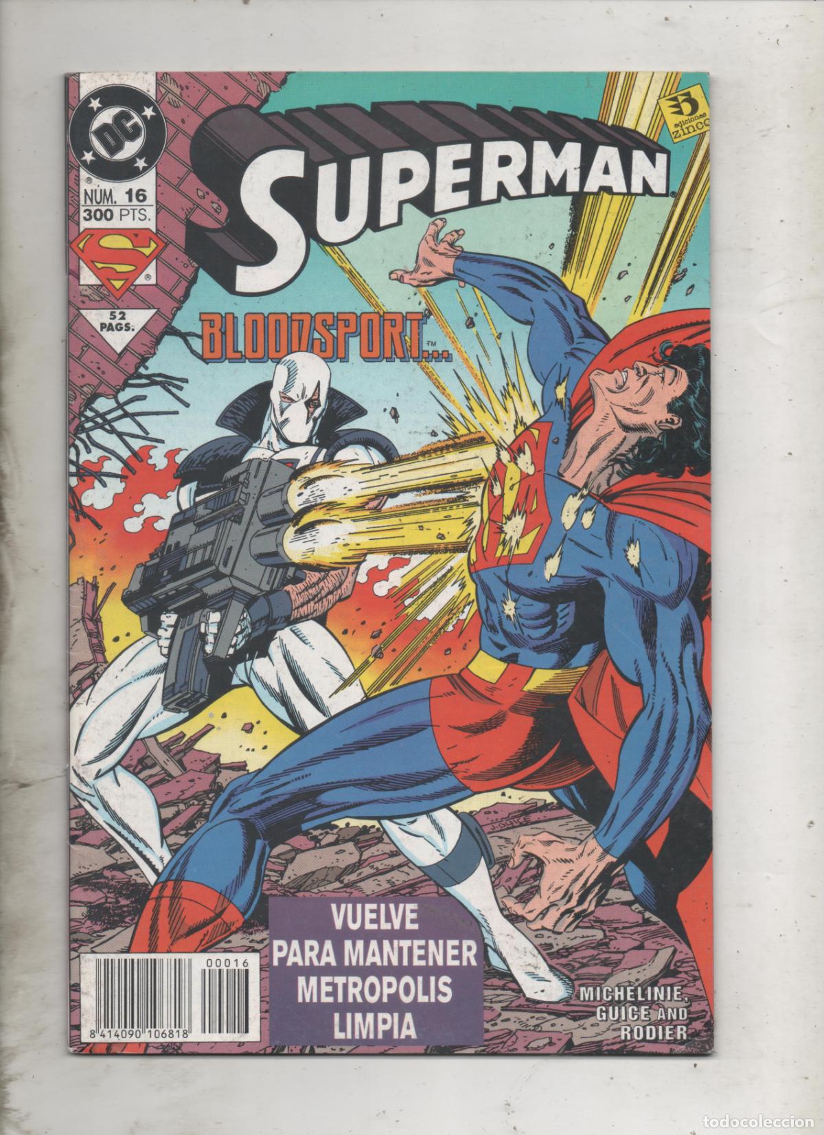 C&oacute;mics: SUPERMAN VOL. 3 N&ordm; 16 . ZINCO -E2 - Foto 1