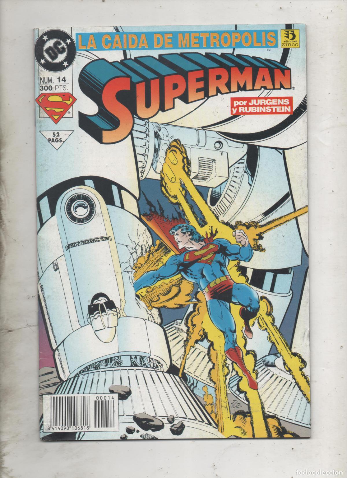 C&oacute;mics: SUPERMAN VOL. 3 N&ordm; 14 . ZINCO -E2 - Foto 1