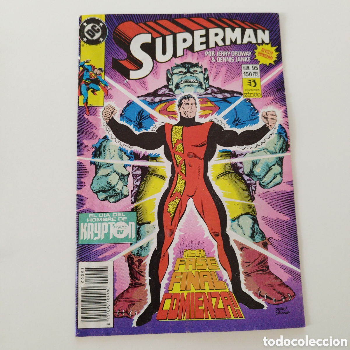 C&oacute;mics: SUPERMAN # 95 / ZINCO / DC / LA FASE FINAL COMIENZA - Foto 1
