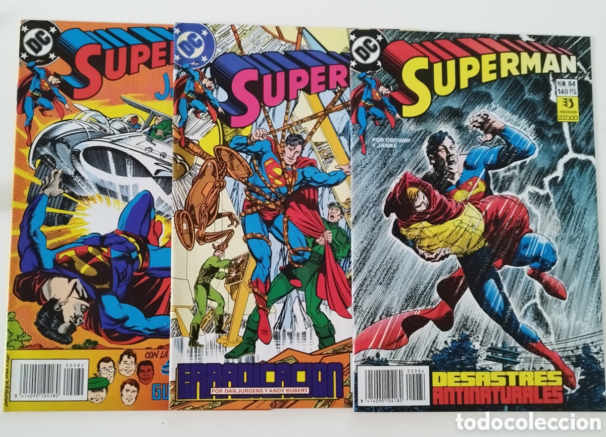 C&oacute;mics: SUPERMAN # 82 - 83 - 84 / ZINCO / DC / - Foto 1