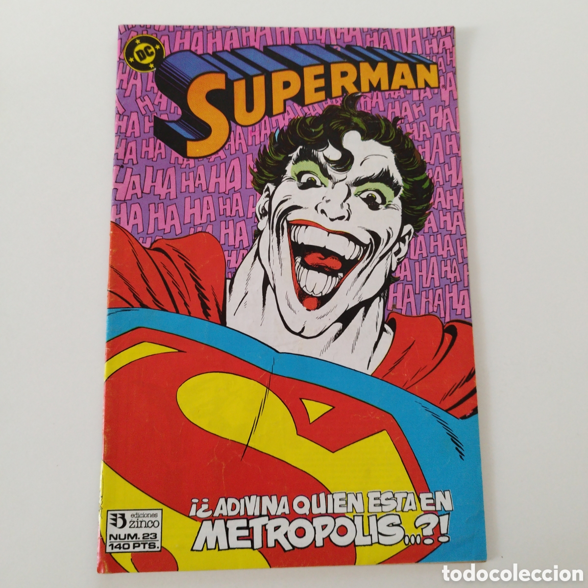 C&oacute;mics: SUPERMAN / VOLUMEN 2 / # 23 / ZINCO / DC / 1987 - Foto 1